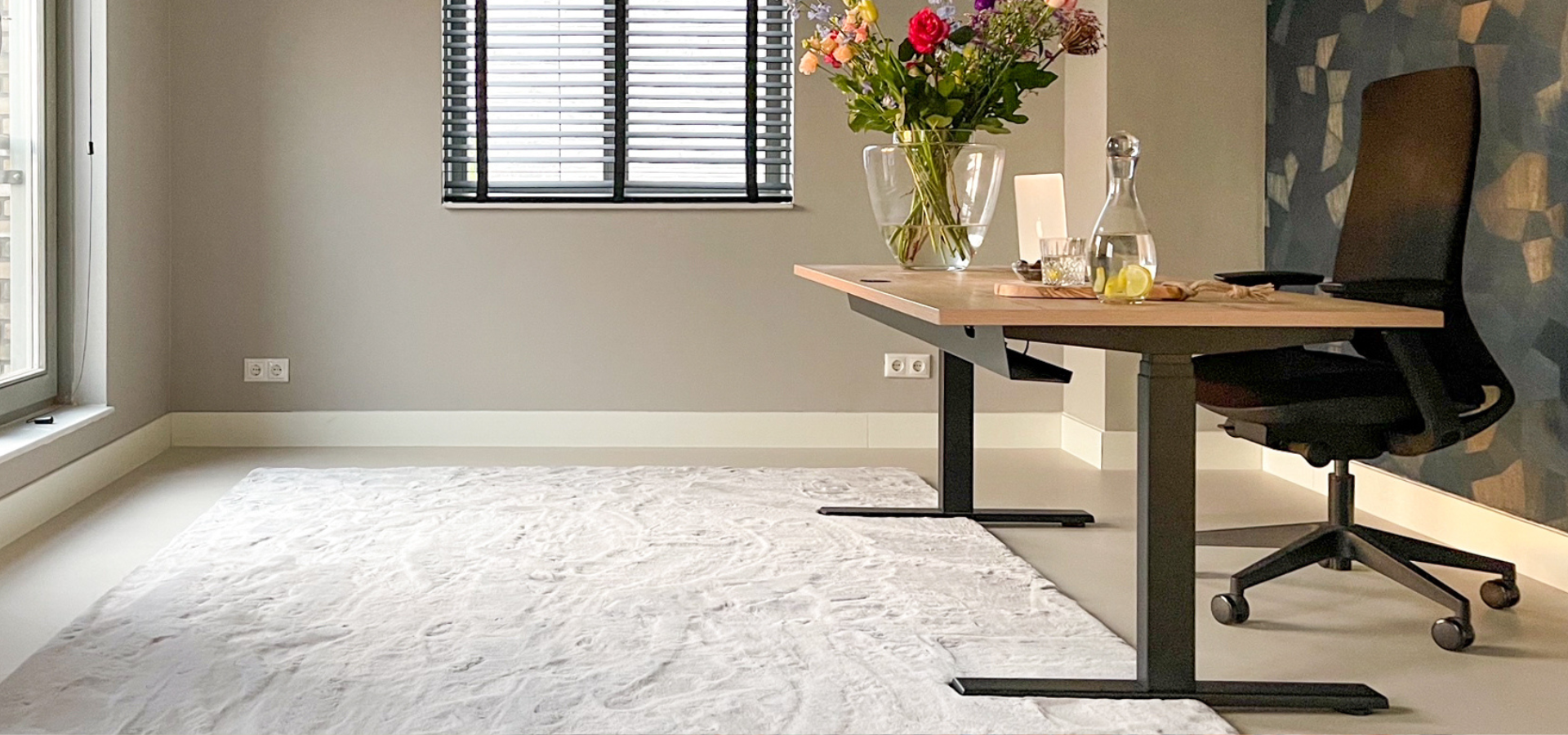 Werkkamer inspiratie: 3x geschikte werkkamer vloerkleden