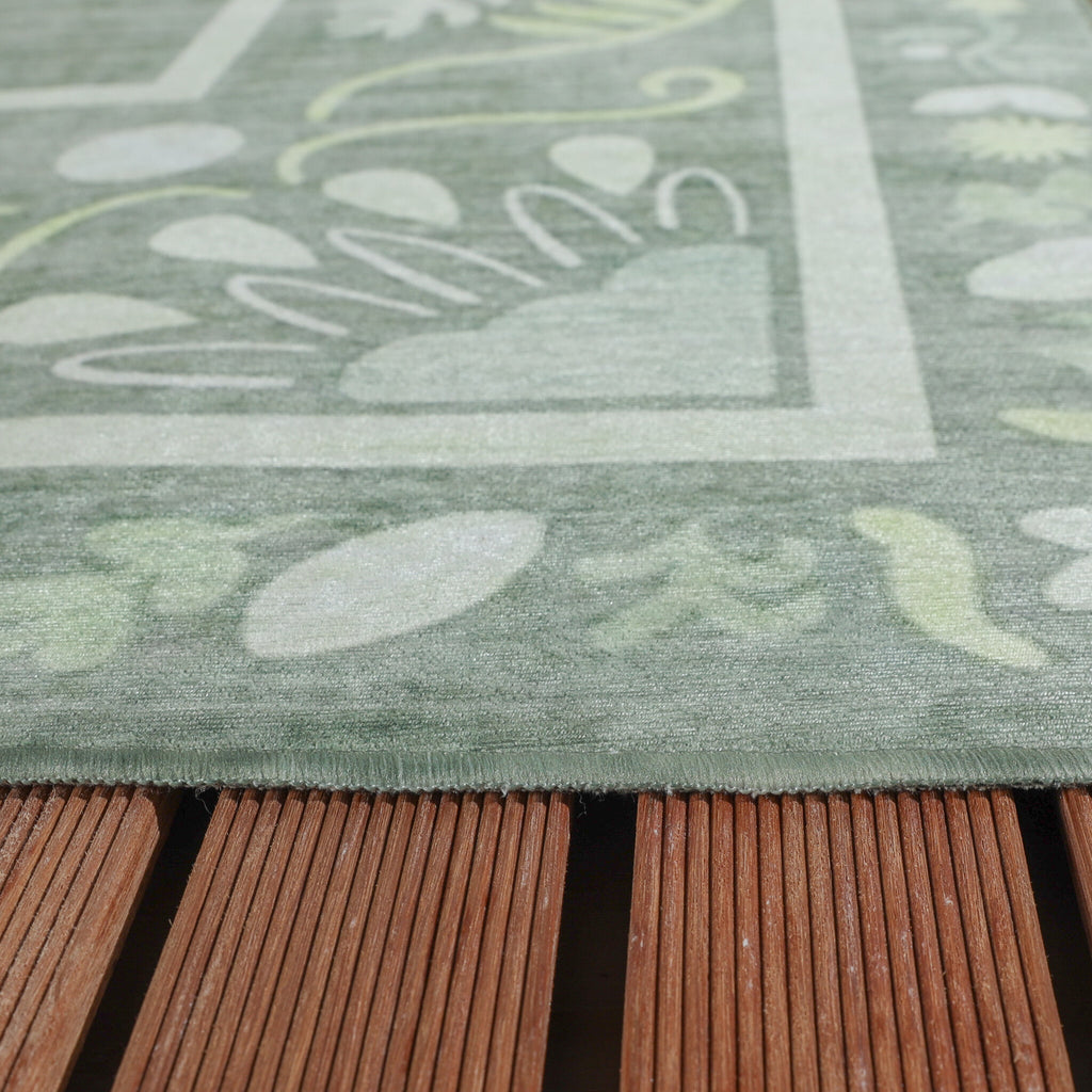 Outdoor rug - Maui Border Green
