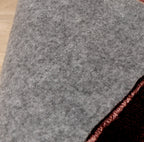 Round washable rug - Clean Rust