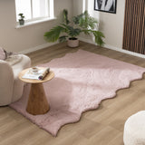 Soft High Pile Rug - Comfy Supreme Wavy Pink
