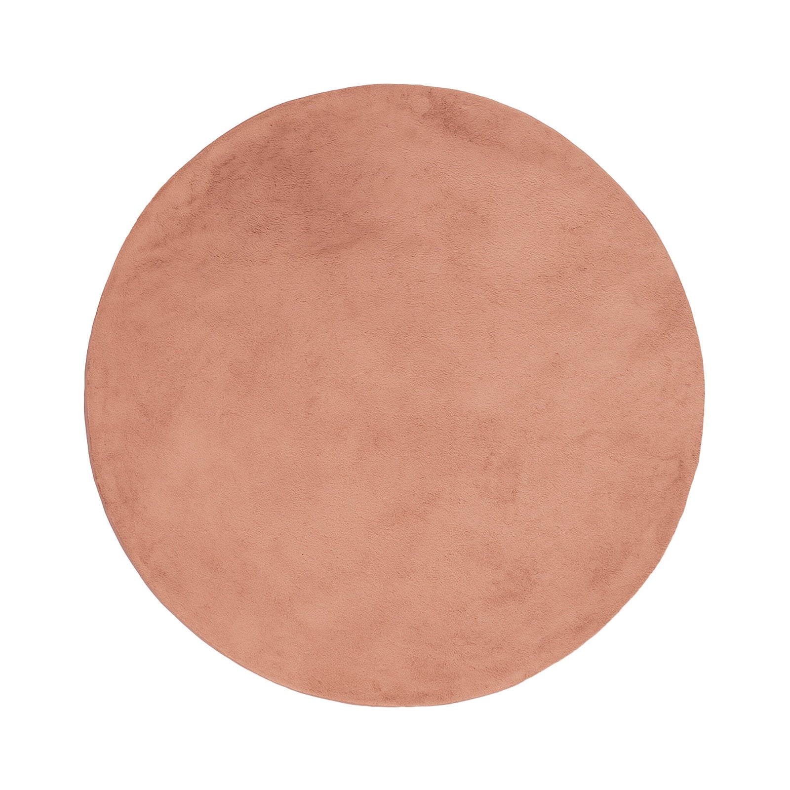Round Low-Pile Rug – Cozy Pink