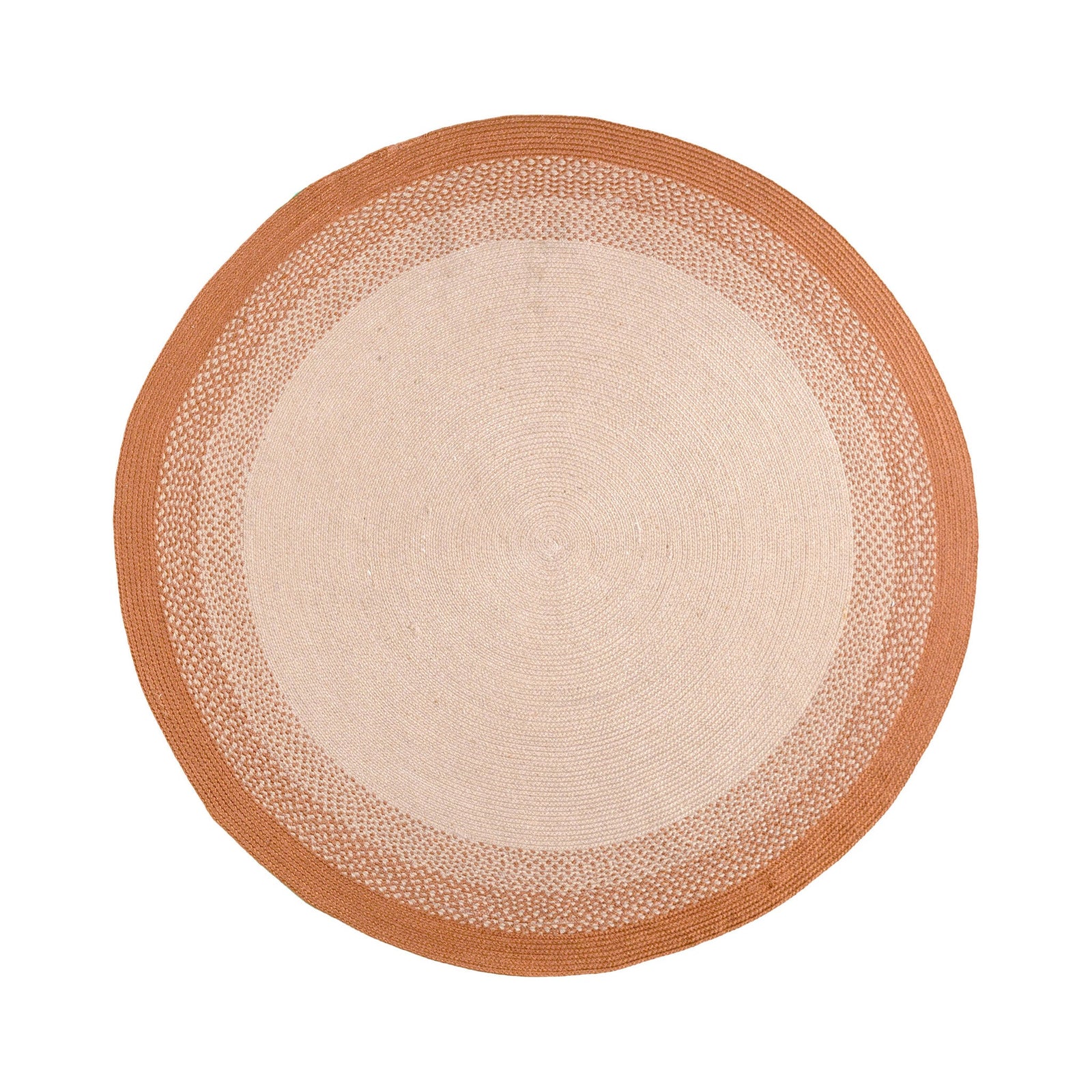 Round Indoor Outdoor Rug - Florence Terracotta