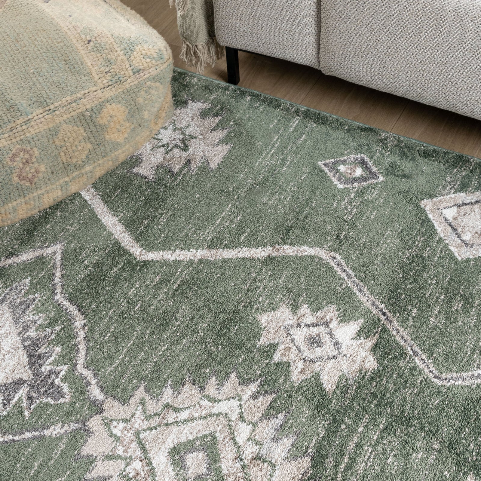 Berber rug - Blend Aztec Green