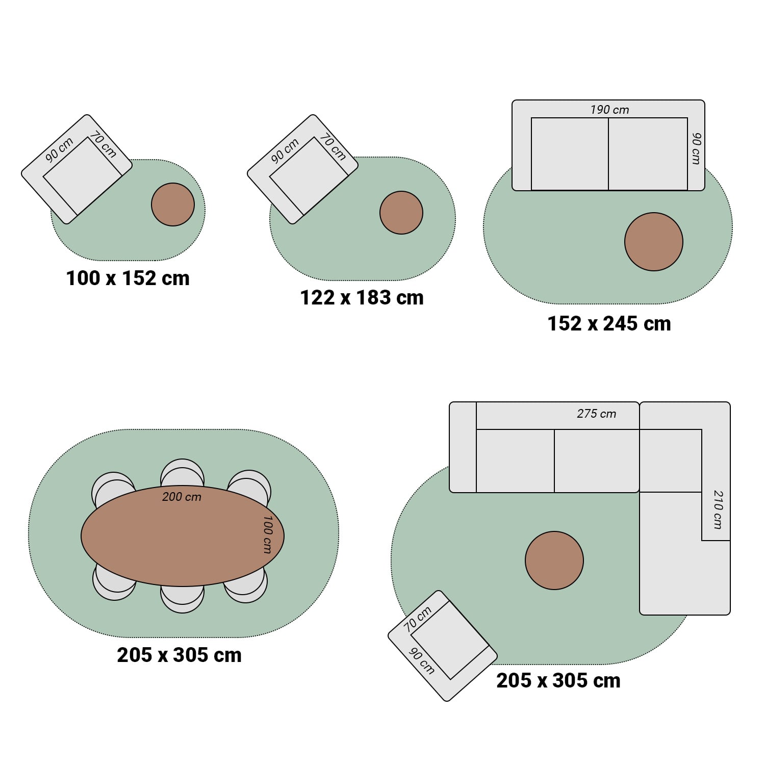 Irregular Rug - Halo Pebble Grey
