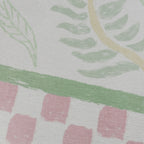 Outdoor Rug - Oasis Leaves Pink/Green