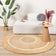 Round Jute Rug - Mirai Circle White/Natural