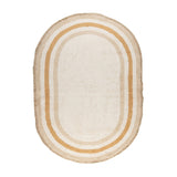 Oval washable children's rug - Milo Beige