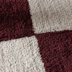 Checkerboard rug - Blox Fringe Red