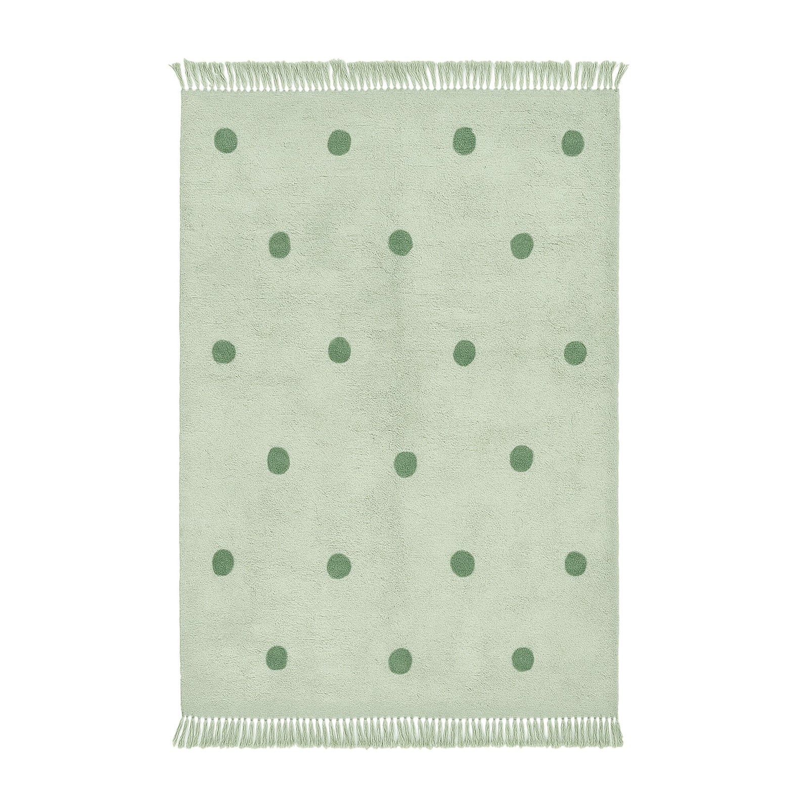 Kids’ Room Rug – Lou Dots Green