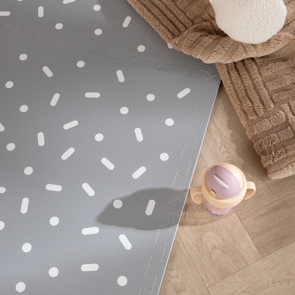 Foam Puzzle Mat - Alfie XL Sprinkles Grey