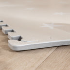 Foam puzzle mat - Alfie XL Stars Grey/Beige