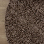 Oval Shaggy Rug - Blaze Taupe