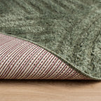 Round Scandinavian rug - Lova Arches Green