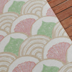 Outdoor Rug - Oasis Shell Pink/Green