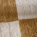 Checkerboard Rug - Blox Ochre Yellow