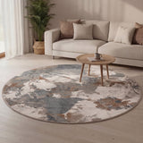 Round washable rug - Misha Flow Multicolor