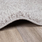 Round High Pile Rug - Lofty Light Grey