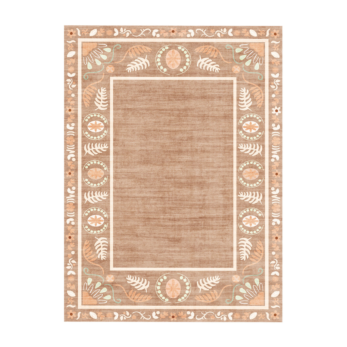 Outdoor rug - Maui Border Terracotta