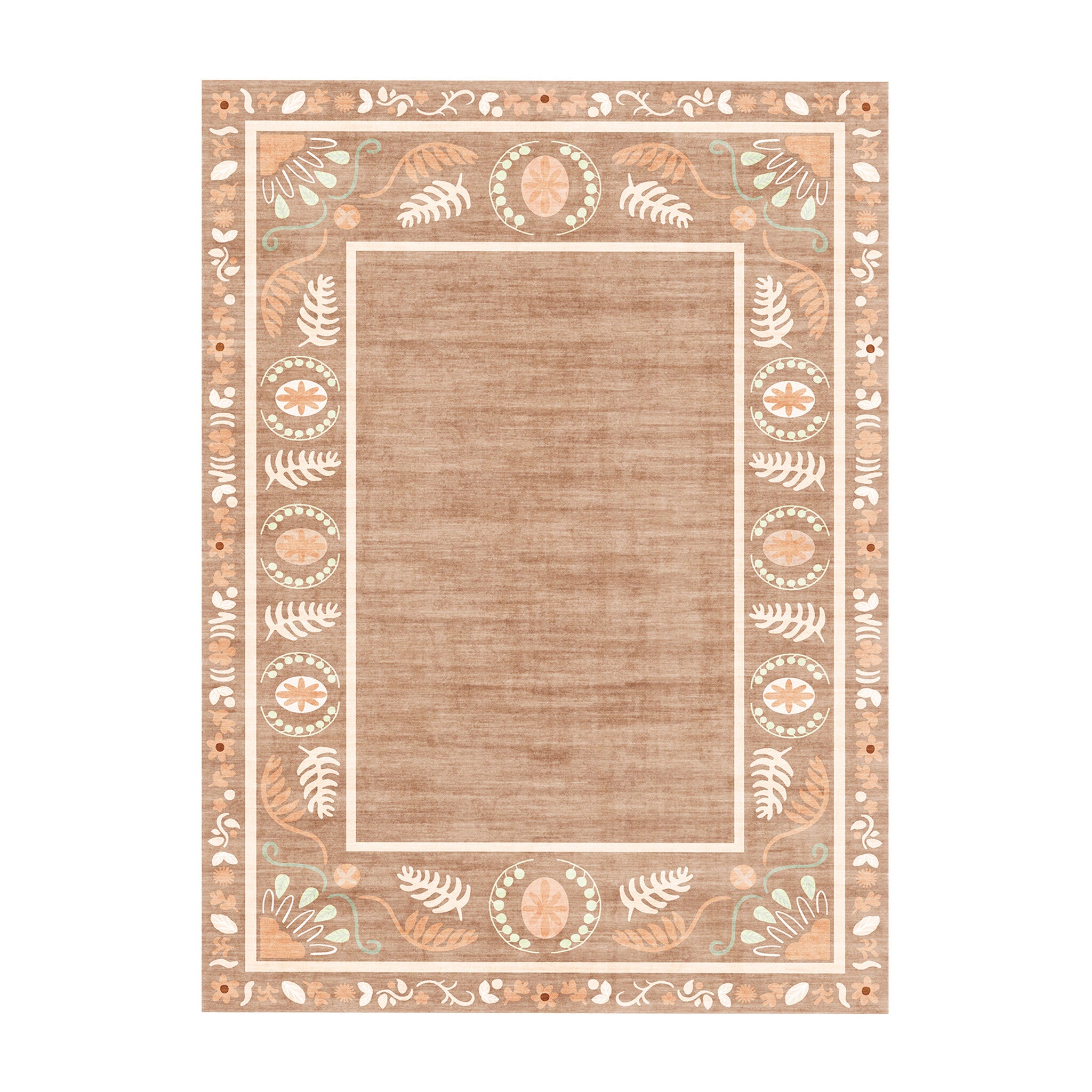 Outdoor rug - Maui Border Terracotta