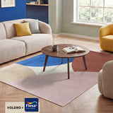 Geometric Rug – Swing Circles Blue/Pink