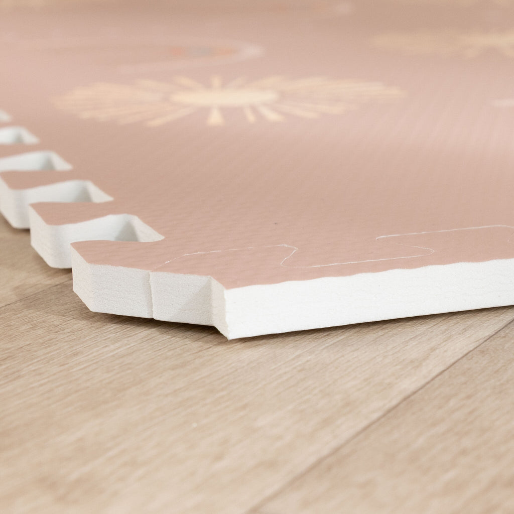Foam puzzle mat - Alfie XL Sun Pink