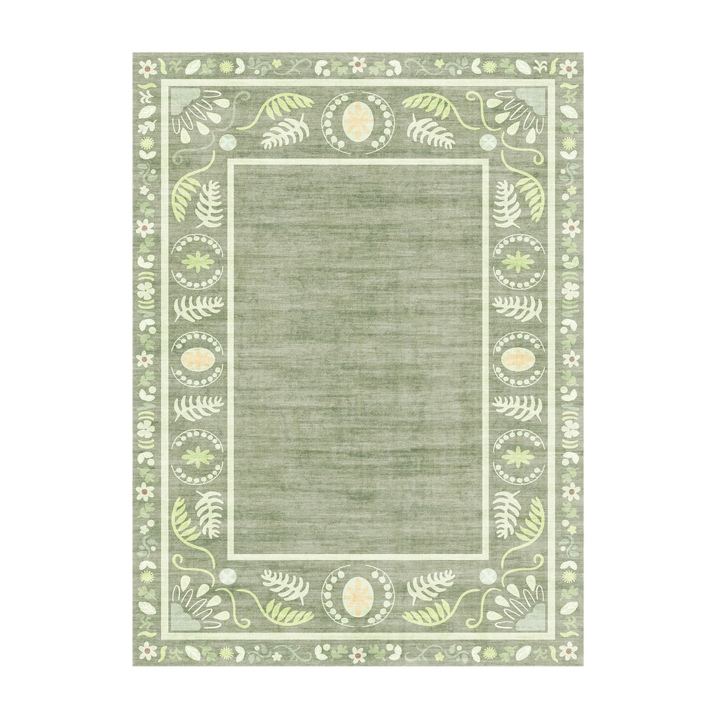 Outdoor rug - Maui Border Green