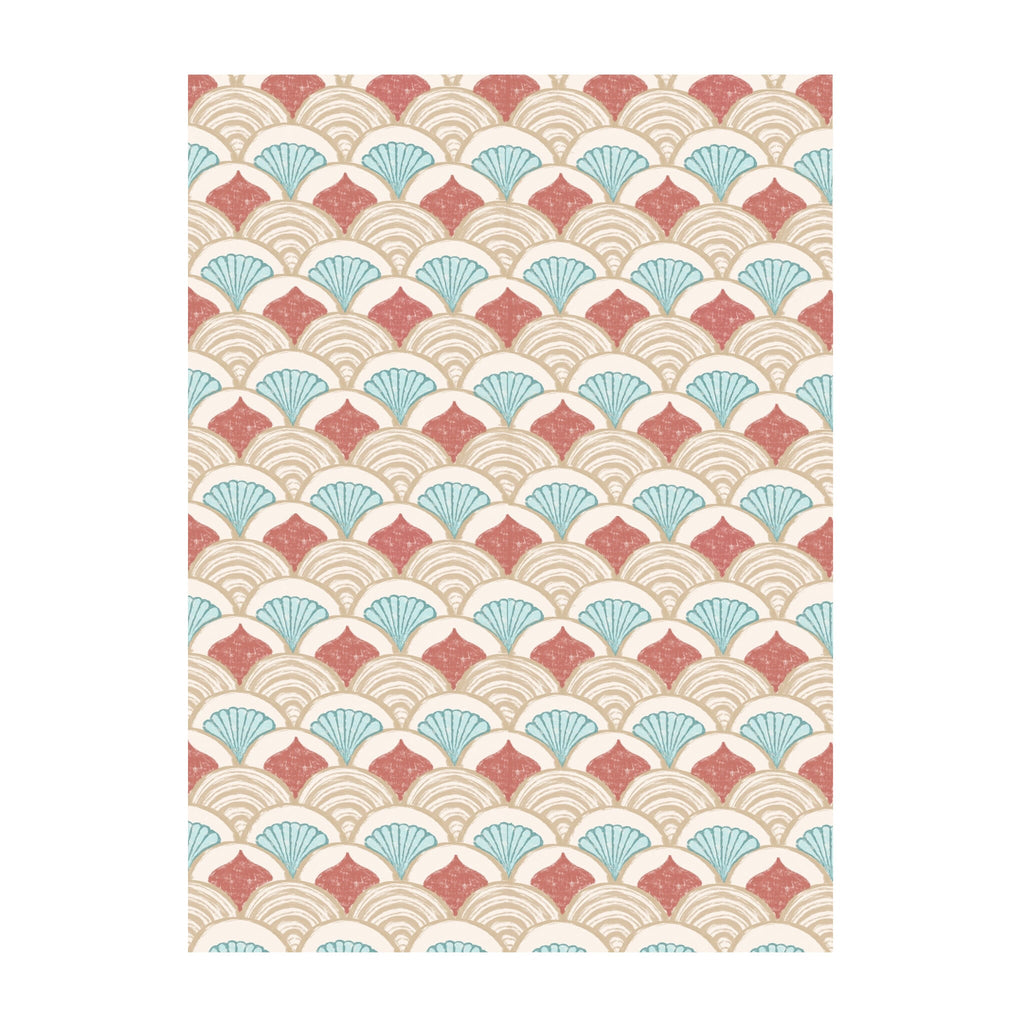 Outdoor Rug - Oasis Shell Blue/Red