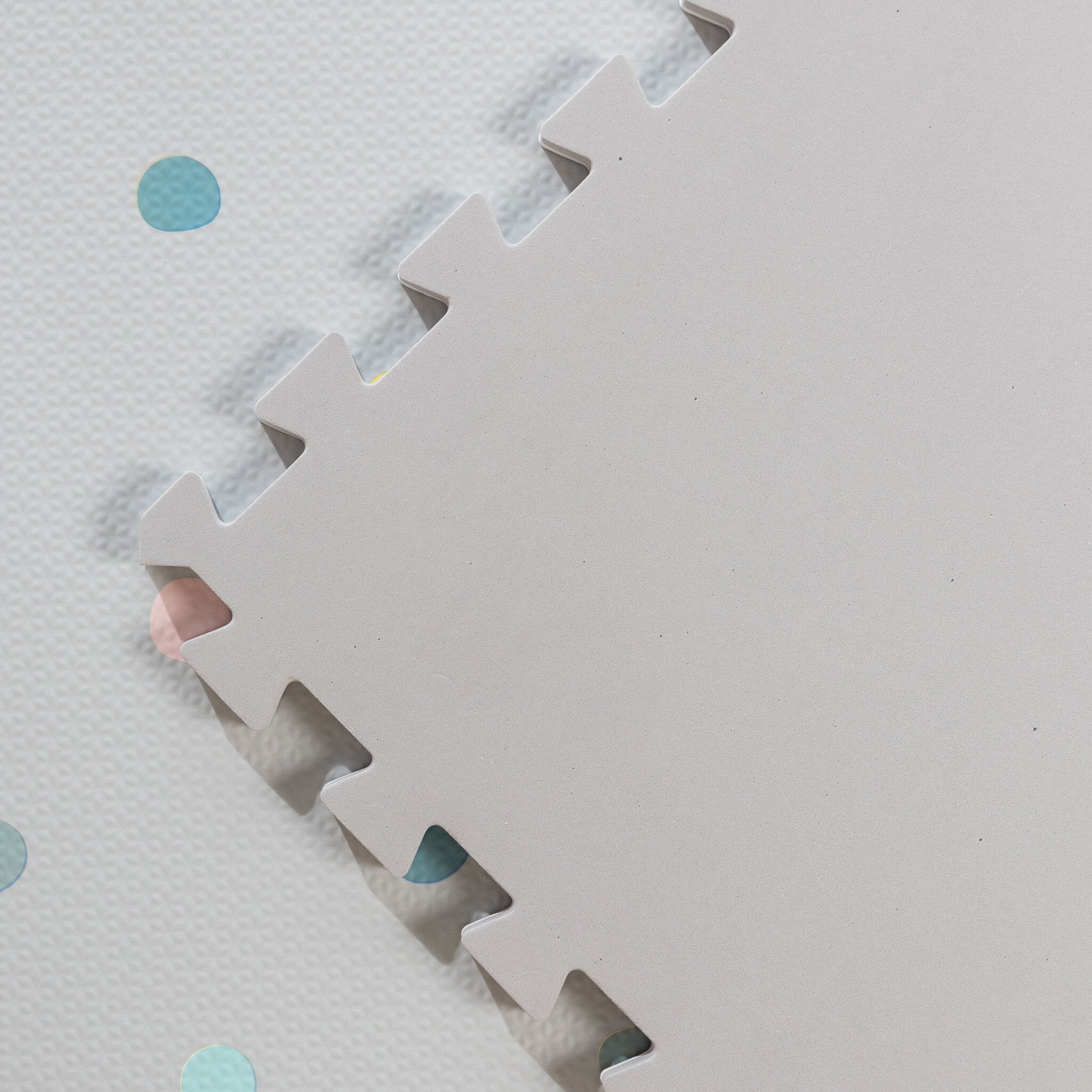 Foam Puzzle Mat - Alfie XL Dots Light Grey