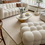 Washable Rug - Bruno Cream/White