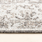 Vintage Outdoor Rug - Victoria Oriental Grey