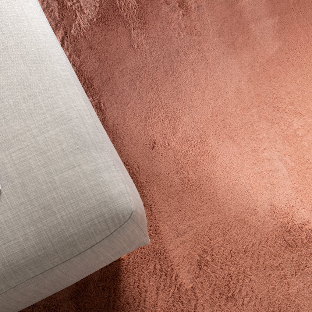 Soft Low-Pile Rug – Cozy Pink