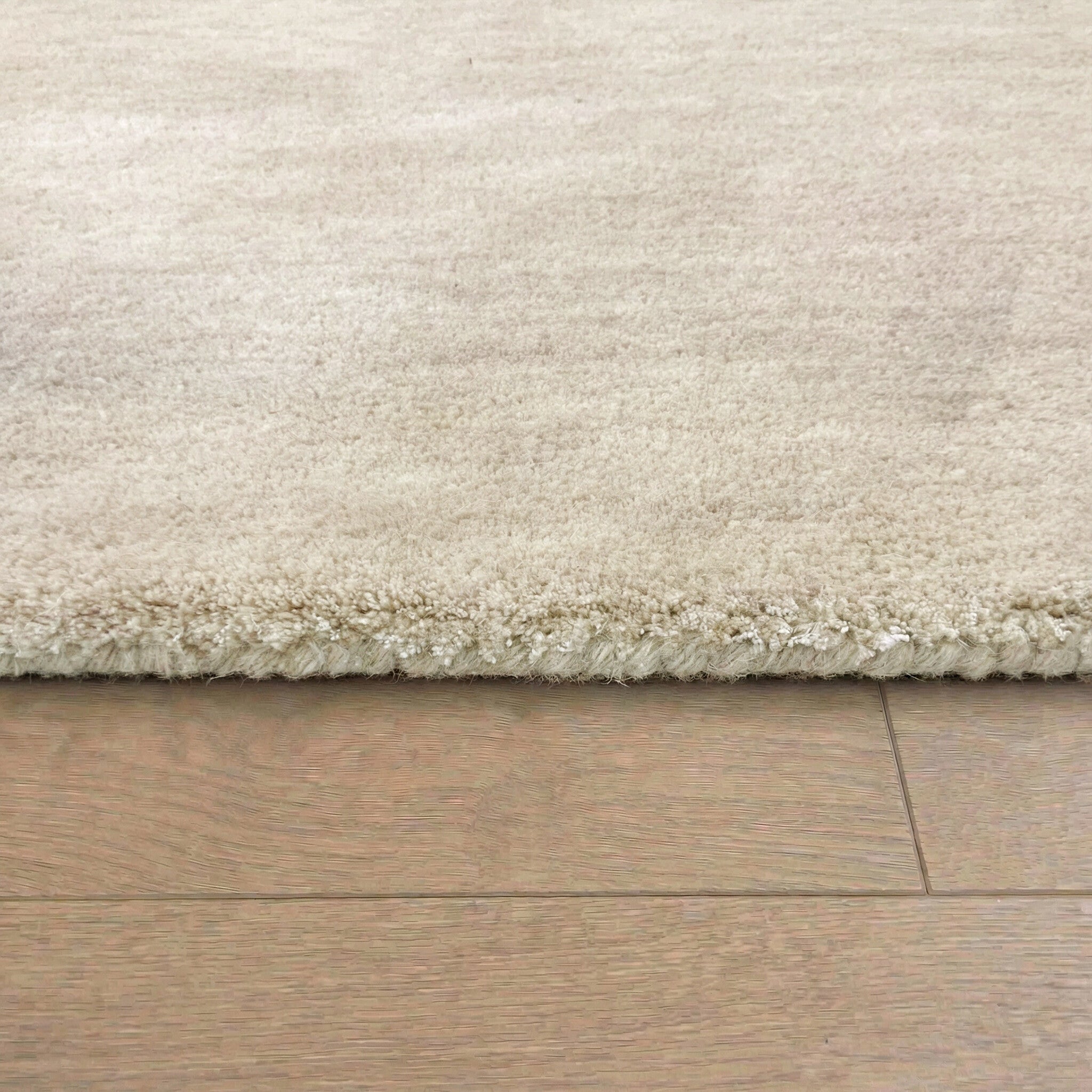 Round wool rug - Leone Cream