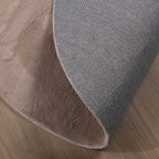 Oval low-pile rug - Cozy Taupe