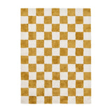 Checkerboard Rug - Blox Ochre Yellow