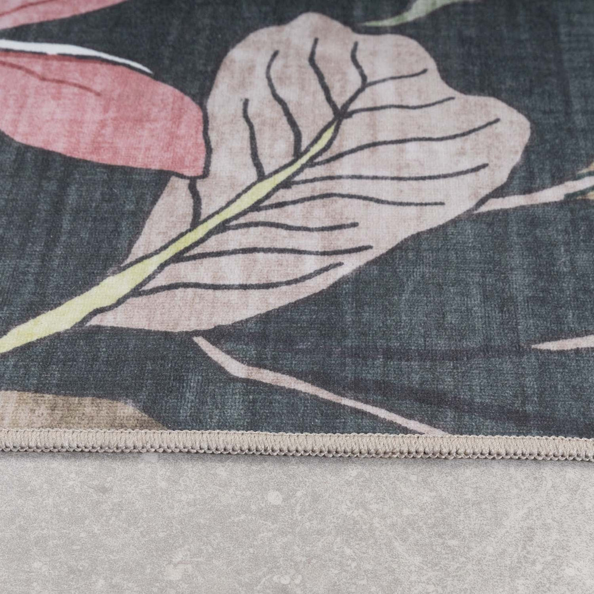 Outdoor rug flowers - Poppy Green