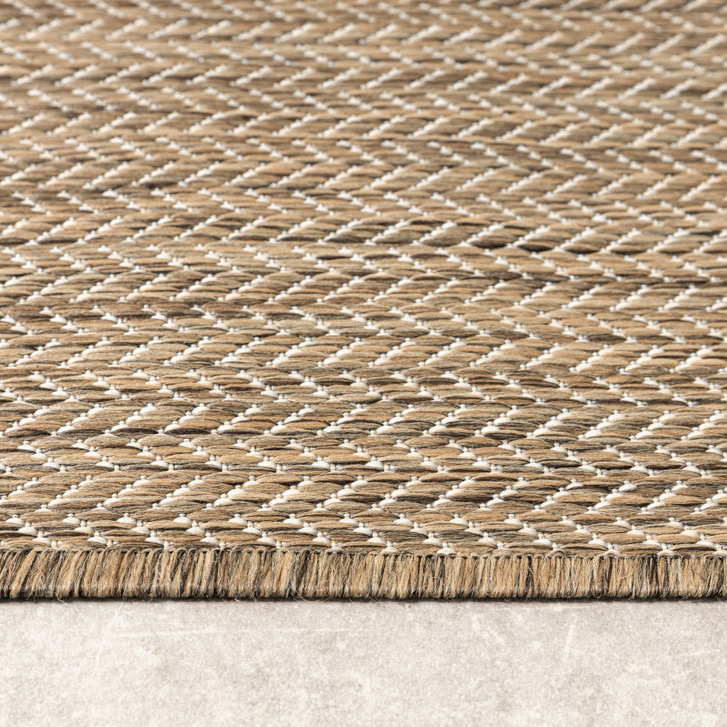 Outdoor Runner Rug - Malta Arrow Natural