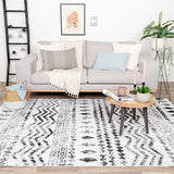 Scandinavian Rug - Scandi Noak Black/White