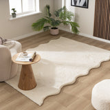Soft High Pile Rug - Comfy Supreme Wavy Cream