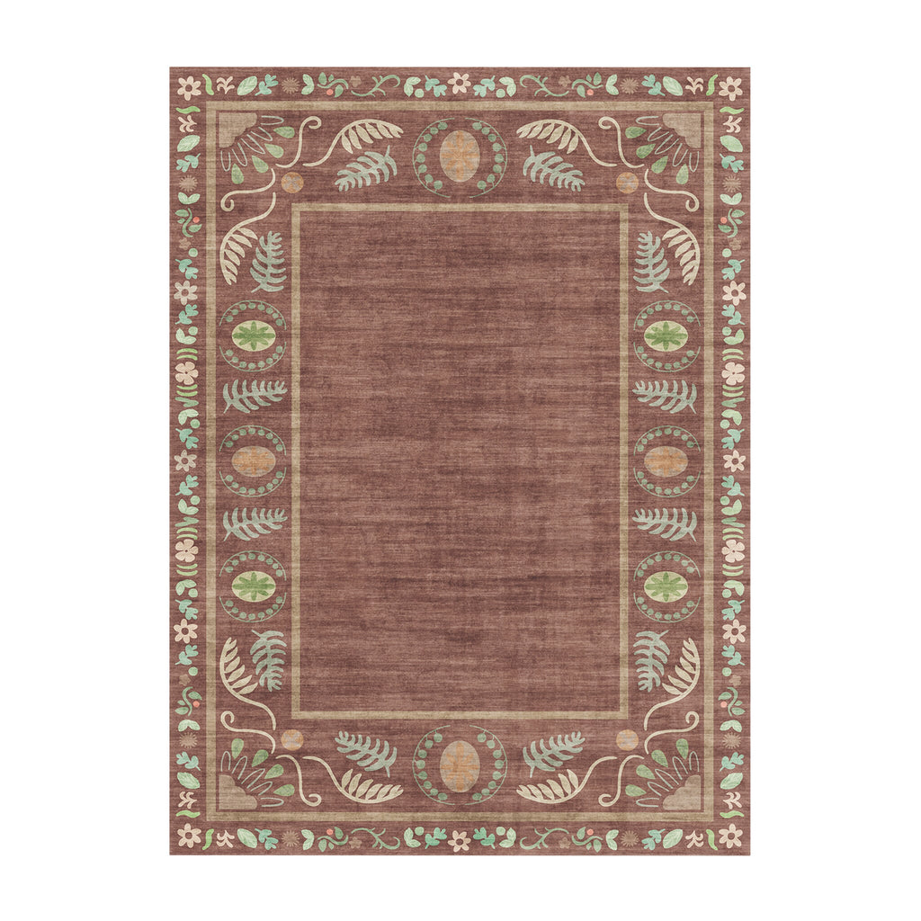 Outdoor rug - Maui Border Brown