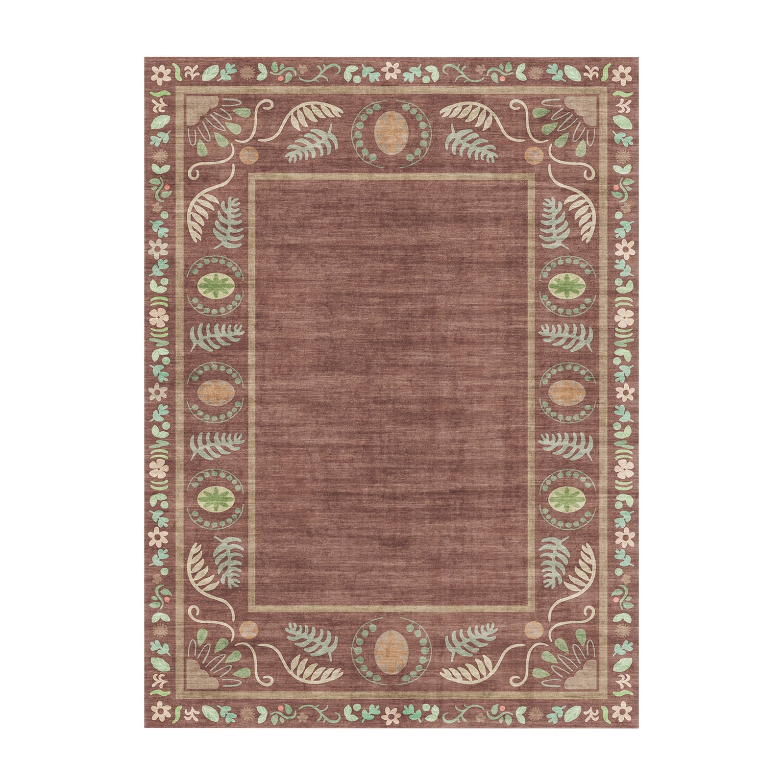 Outdoor rug - Maui Border Brown