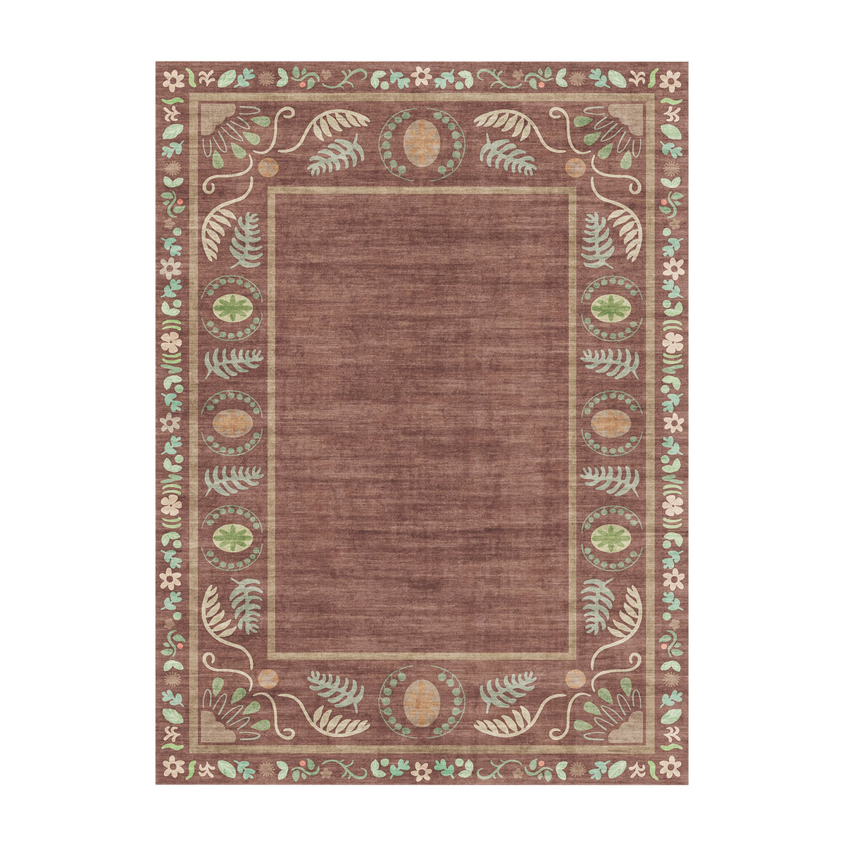 Outdoor rug - Maui Border Brown