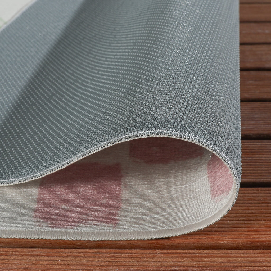 Outdoor Rug - Oasis Leaves Pink/Green