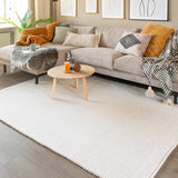 Wool Rug - Wise White