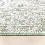 Vintage Outdoor Rug - Victoria Oriental Green