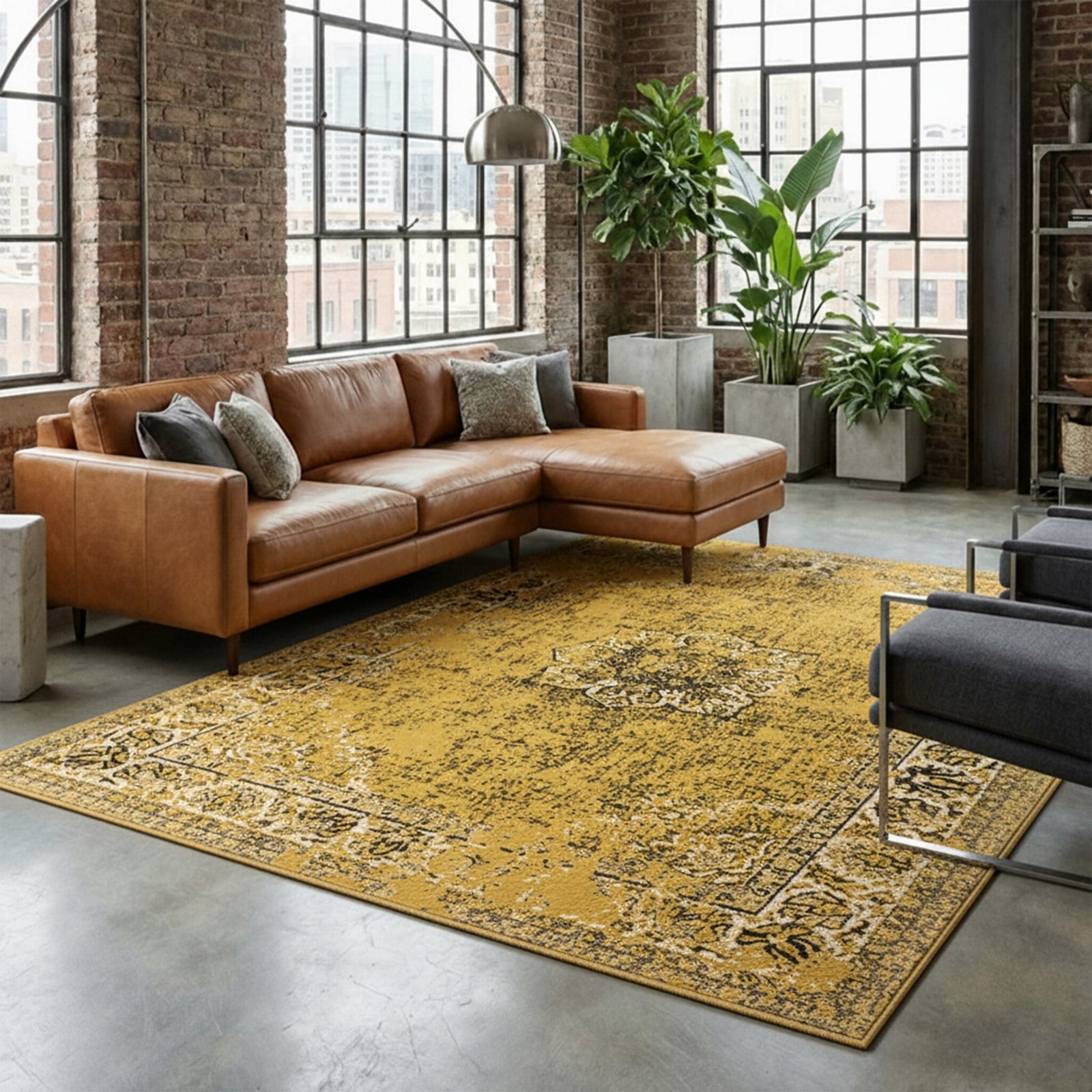 Vintage Rug - Wonder Yellow/Black