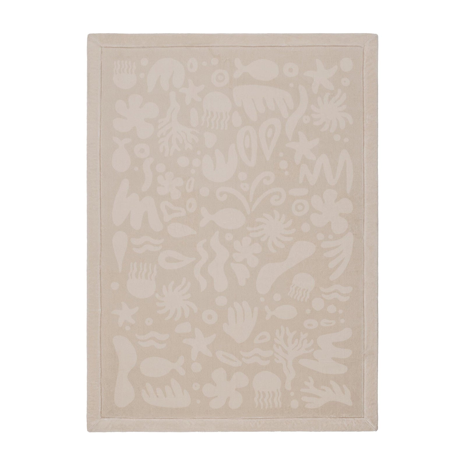 Washable play mat - Flo Beige
