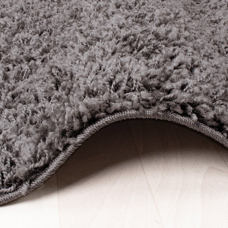 High Pile Runner - Solid Dark Grey