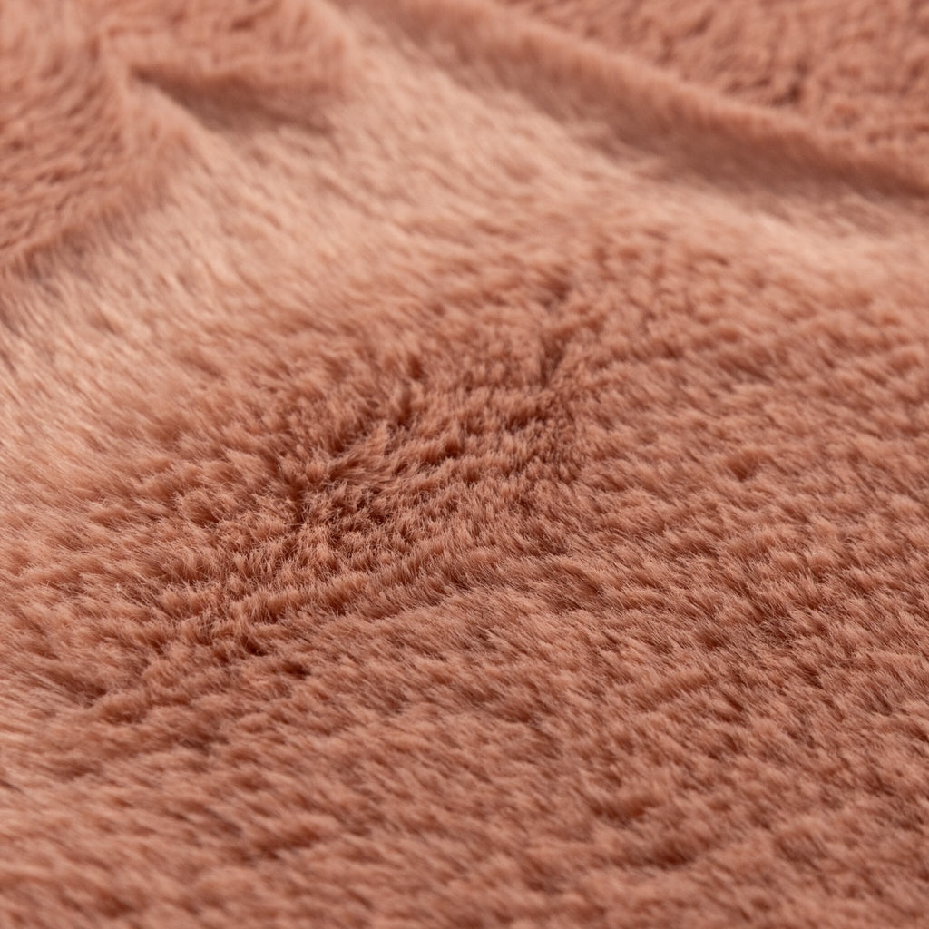 Round Low-Pile Rug – Cozy Pink
