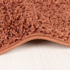 High Pile Rug - Solid Terracotta