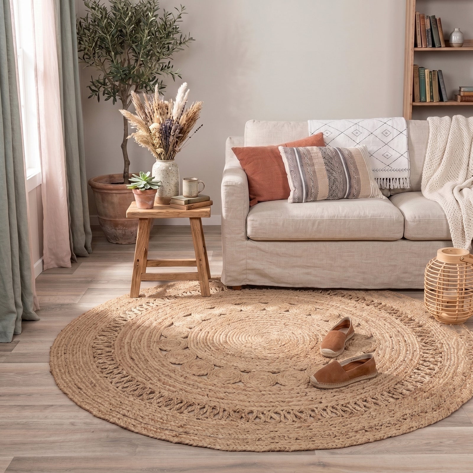 Jute Rug - Fair Round Rattan Natural
